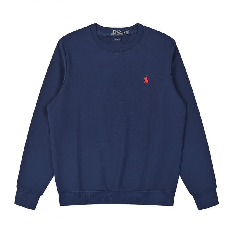 Polo Ralph Lauren Classic Fit Jogger Black — 圆领藏青红标