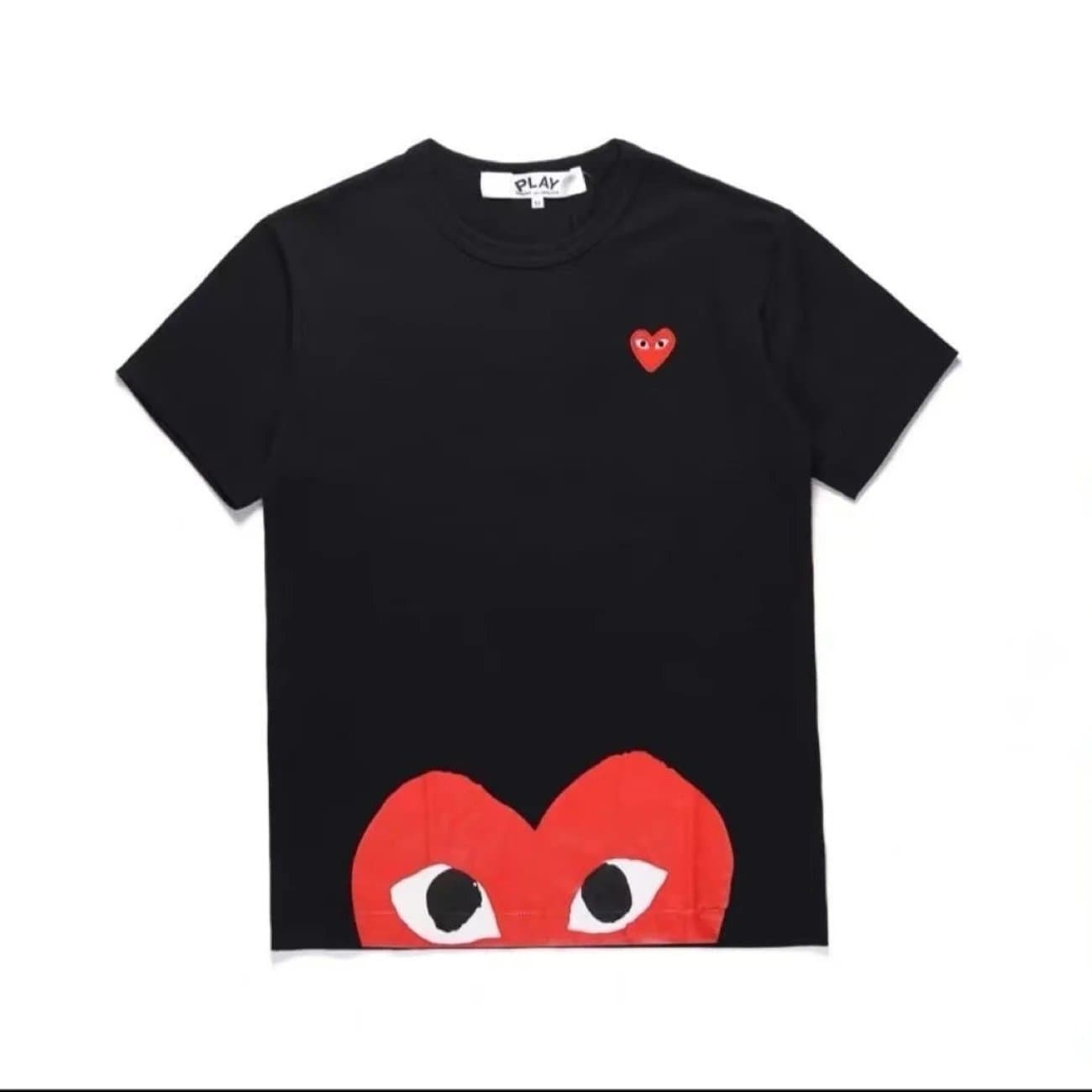 Comme des Garçons Heart Tee Black Eyes — 3