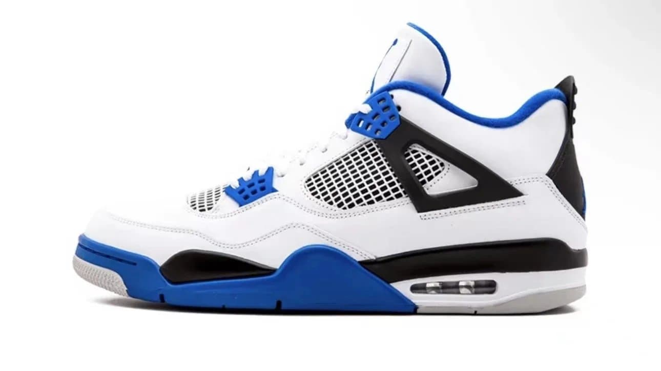 Air Jordan 4 Fire Red — Racing Blue