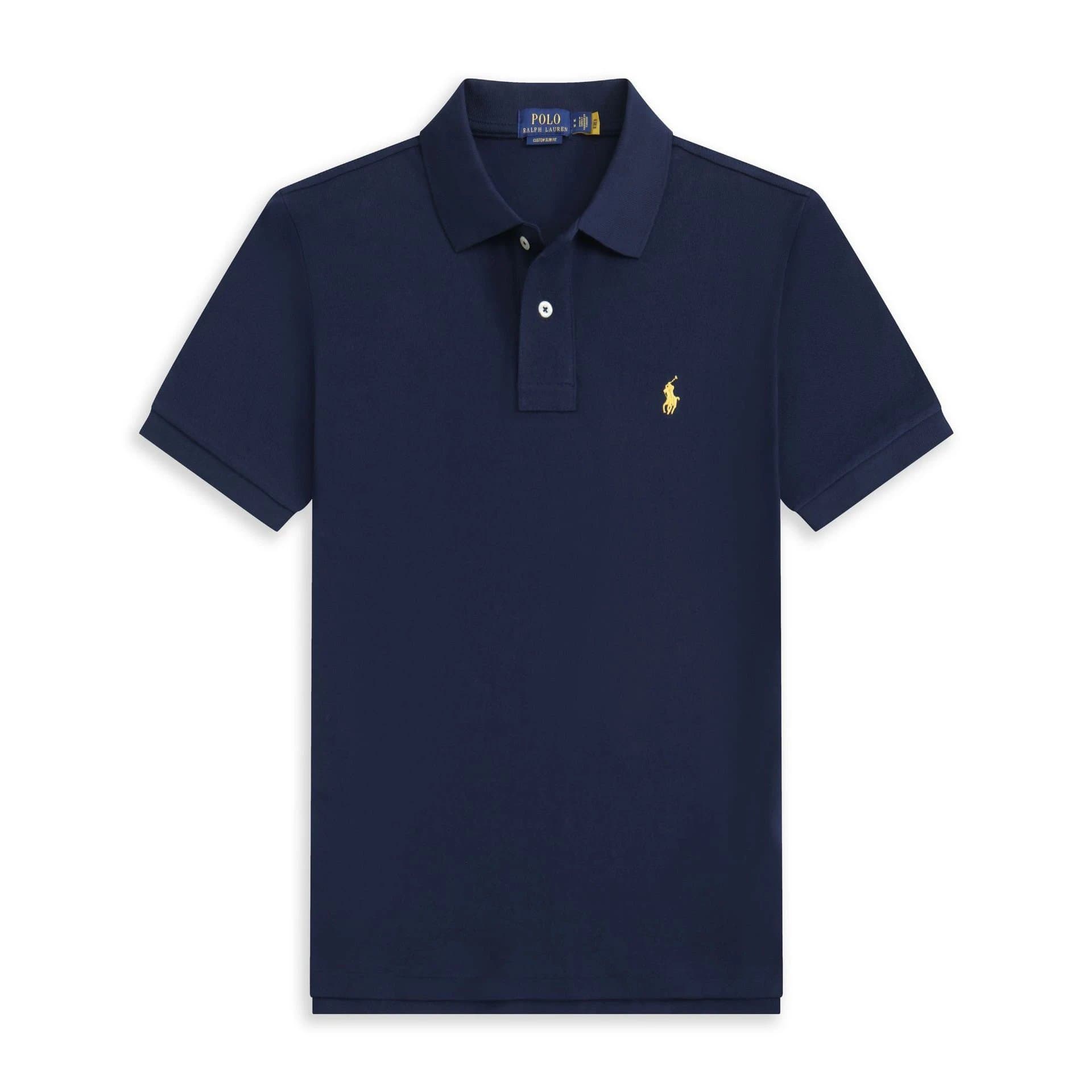 Polo Ralph Lauren Polo Shirt Classic Fit — 藏青Polo衫黄标