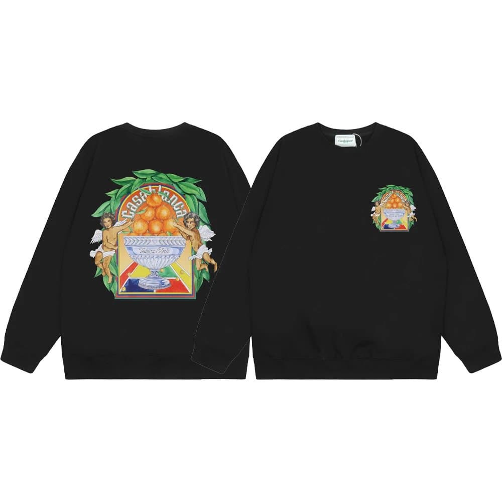 Chrome Hearts Crewneck Sweatshirt Matchbox Logo Print — 093黑色