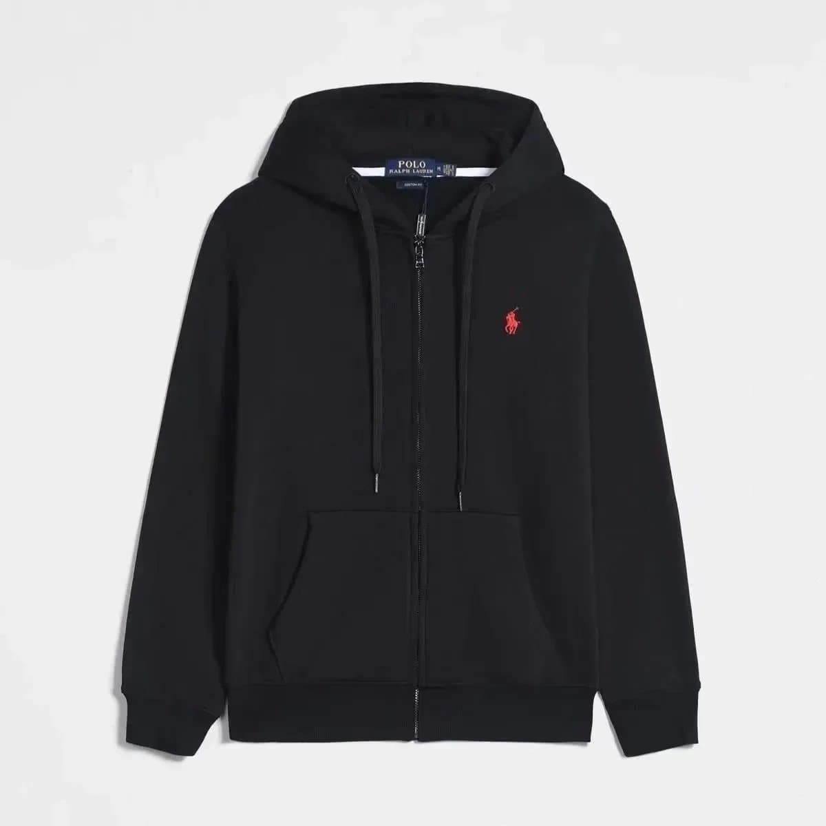 Polo Ralph Lauren Classic Fit Full-Zip Hoodie Solid White — BB09