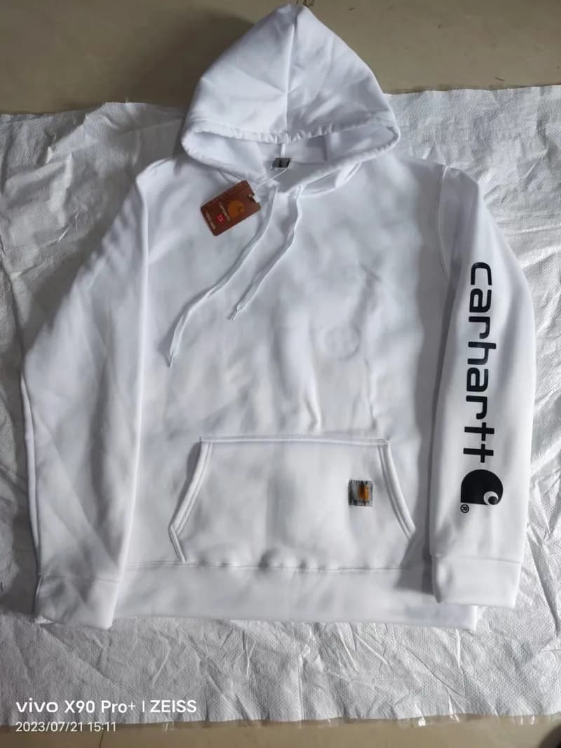 Carhartt Pullover Hoodie Logo Sleeve