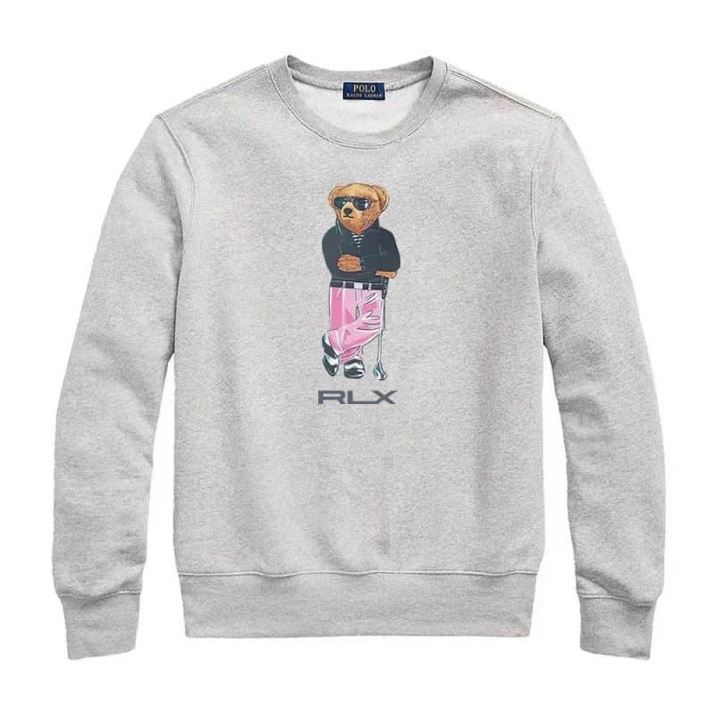 Polo Ralph Lauren Polo Bear Sweatshirt Baseball Graphic — Y11·灰色