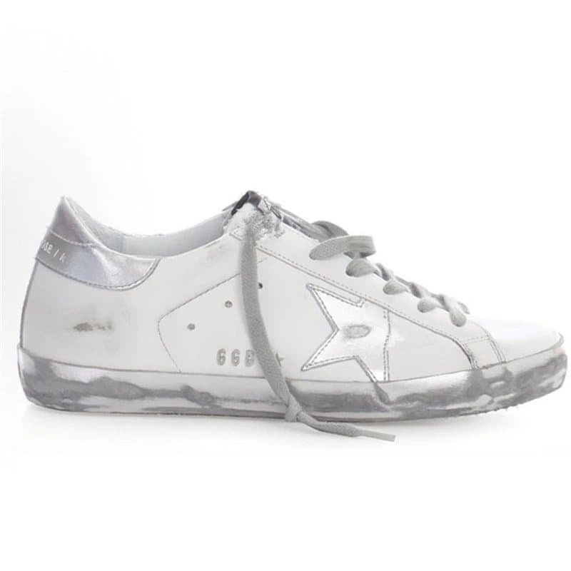 Golden Goose Superstar Glitter Silver — 银尾v银星