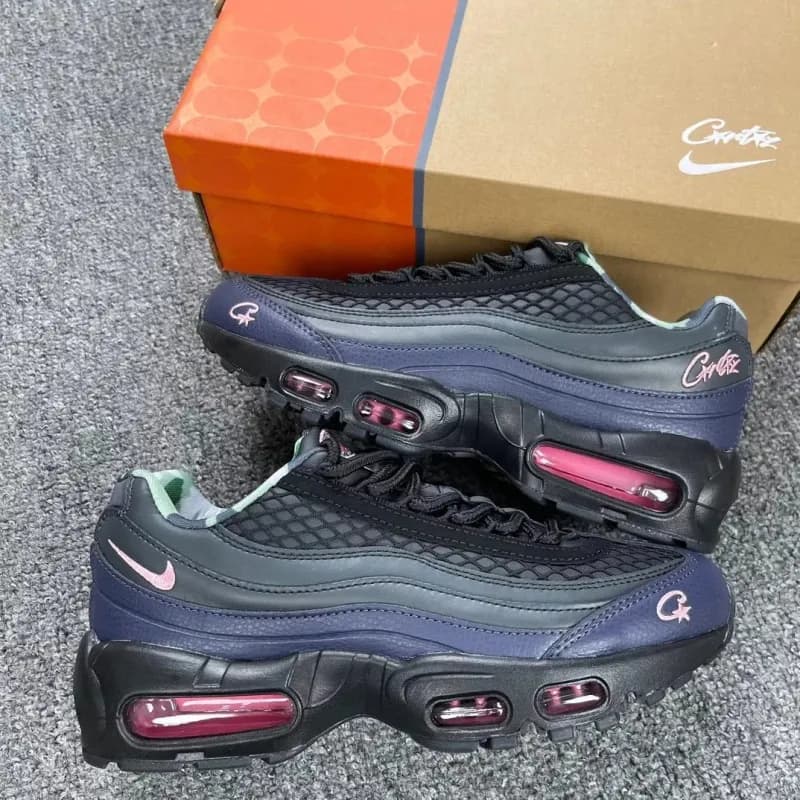 Nike Air Max 95 TT Black/Black — PE版 Corteiz Max 95联名 黑粉【FB2709-001】