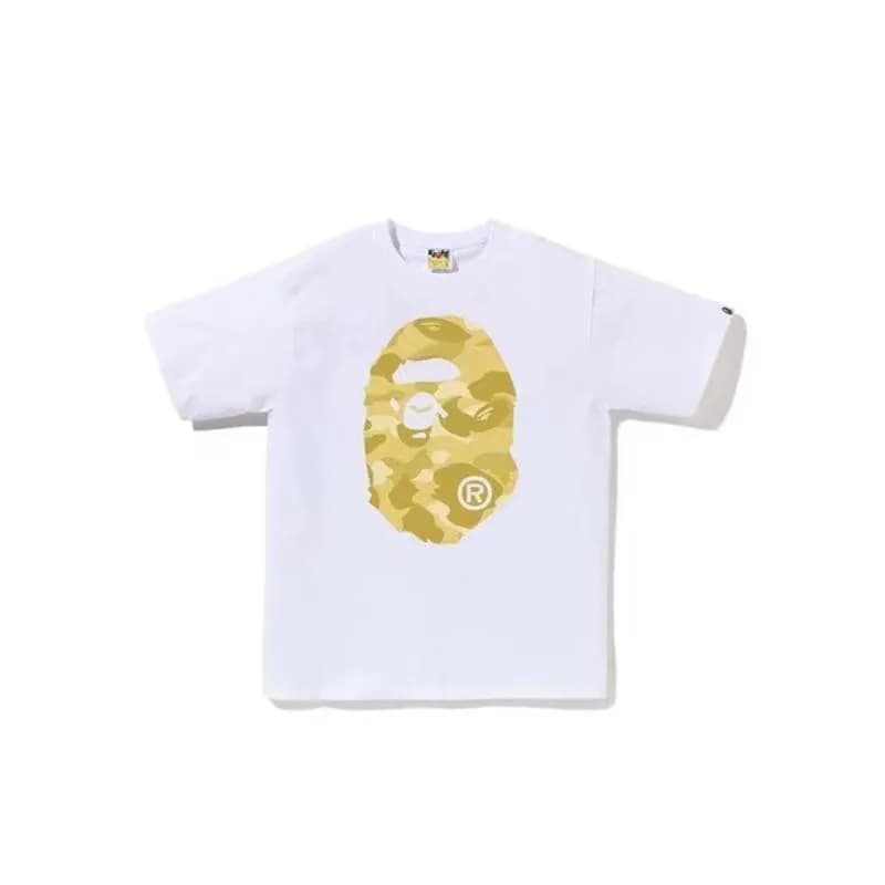 BAPE Cotton Tee Heather Grey — 727白黄