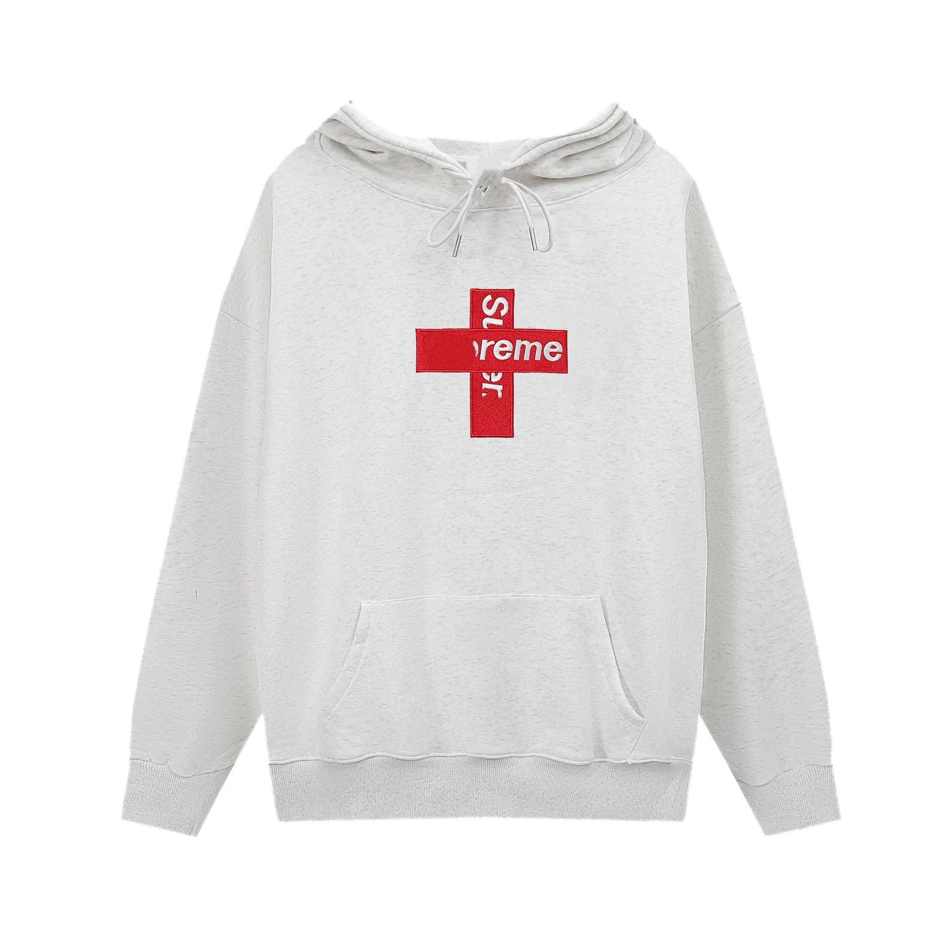 Supreme Hooded Sweatshirt Cross Logo