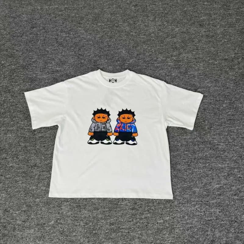 Corteiz Logo Shorts Heather Grey — 6501白色