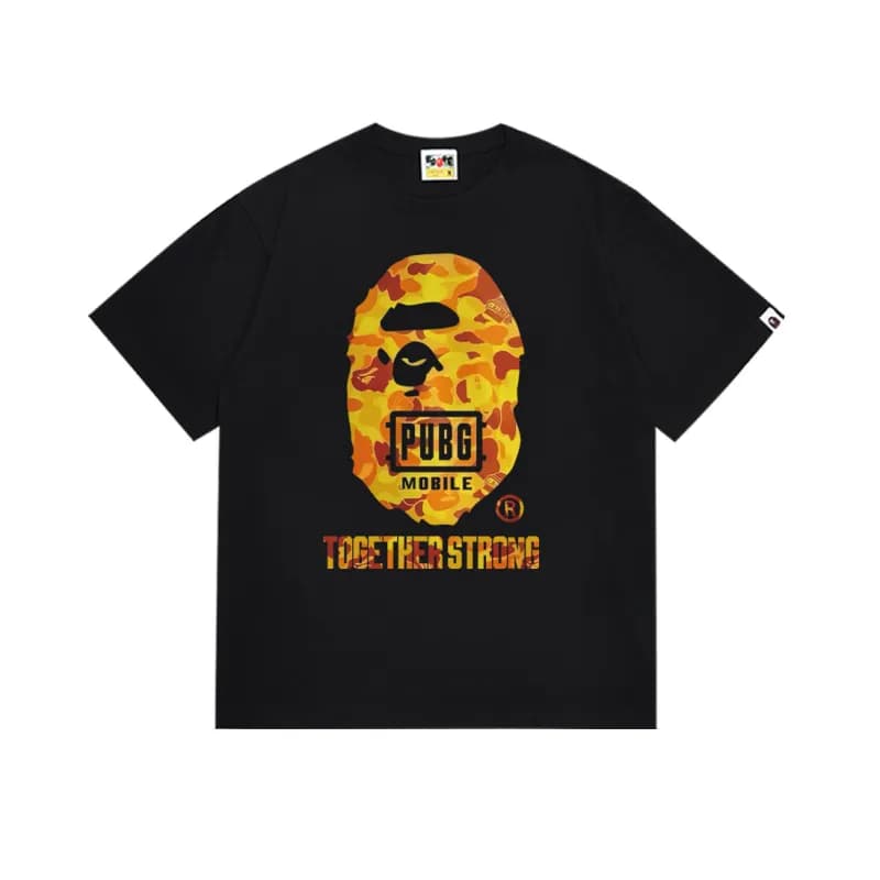 BAPE Graphic Tee A Bathing Ape Logo — 172 black