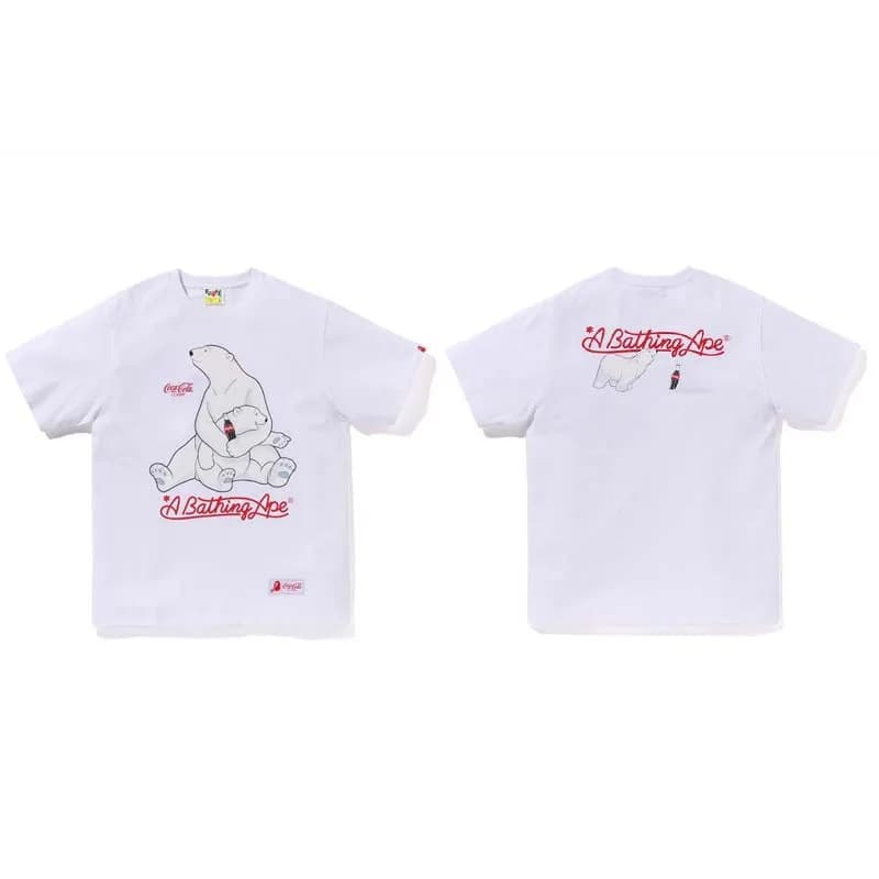 BAPE Short-Sleeve Tee Ape Head Logo — 723白色