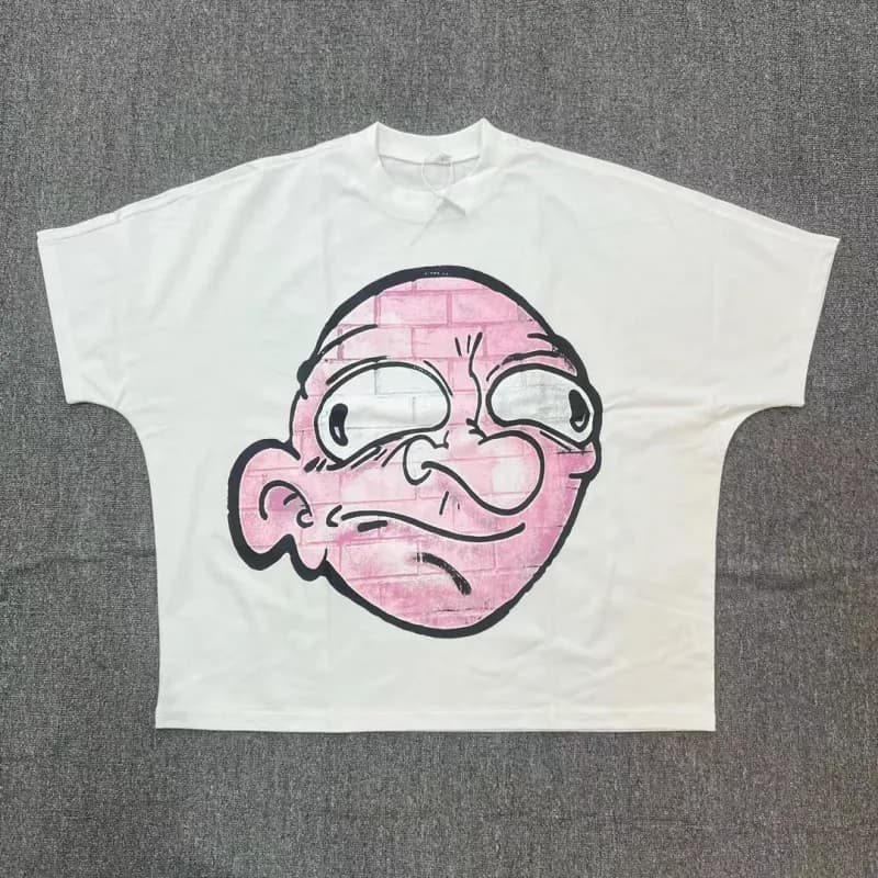 Travis Scott Devil Graphic Tee Red Devil Face Print — White 4