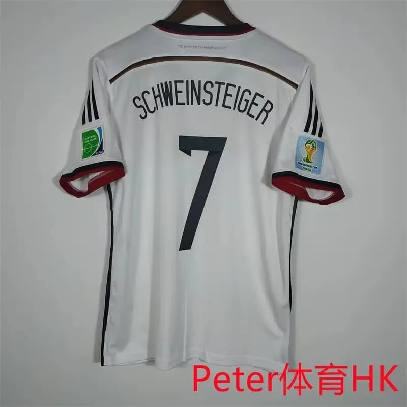 Adidas Germany National Team Jersey 2022 Away — 2014德国主场印7号+2臂章