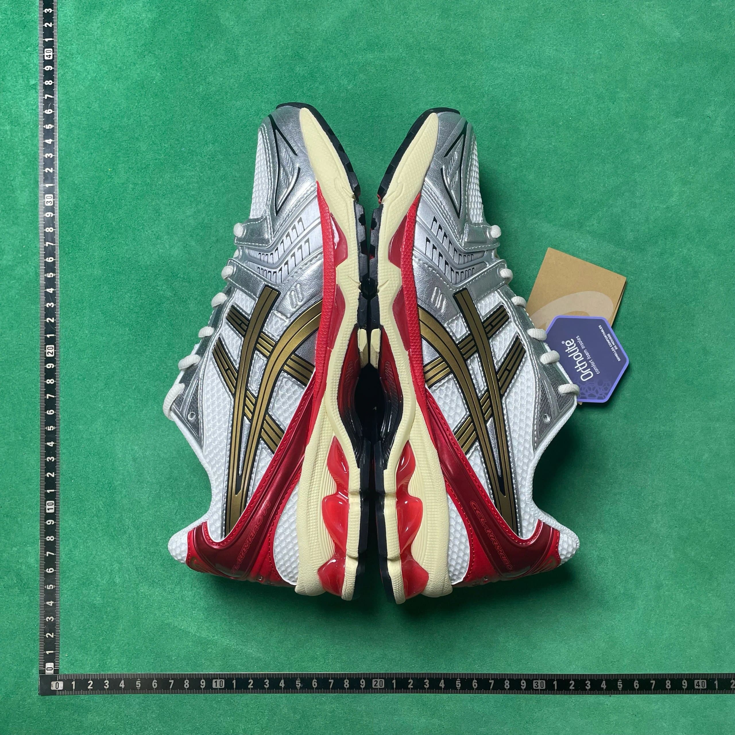 Asics GEL-Kayano 14 Silver Red Gold