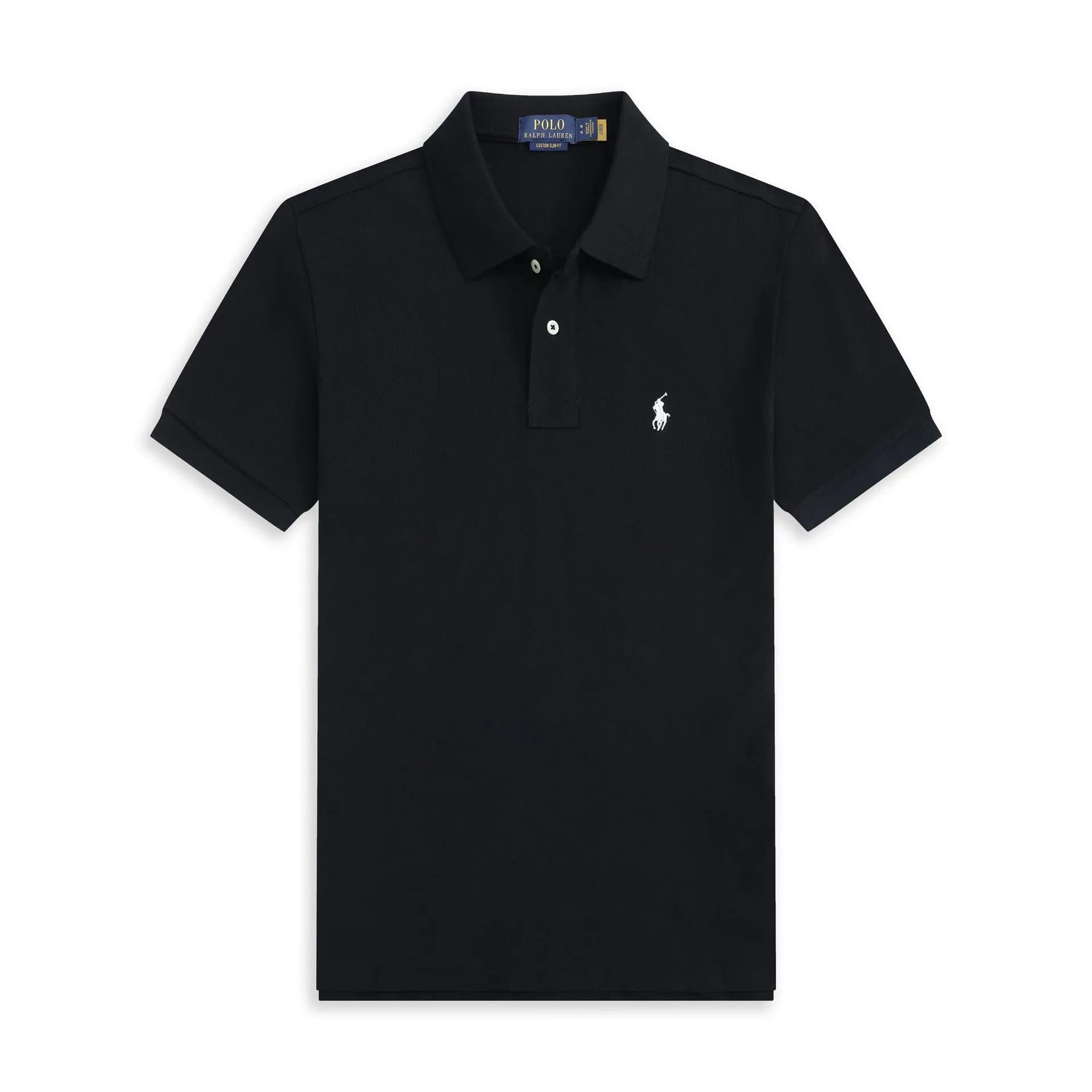 Polo Ralph Lauren Polo Shirt Classic Fit — 黑色白标