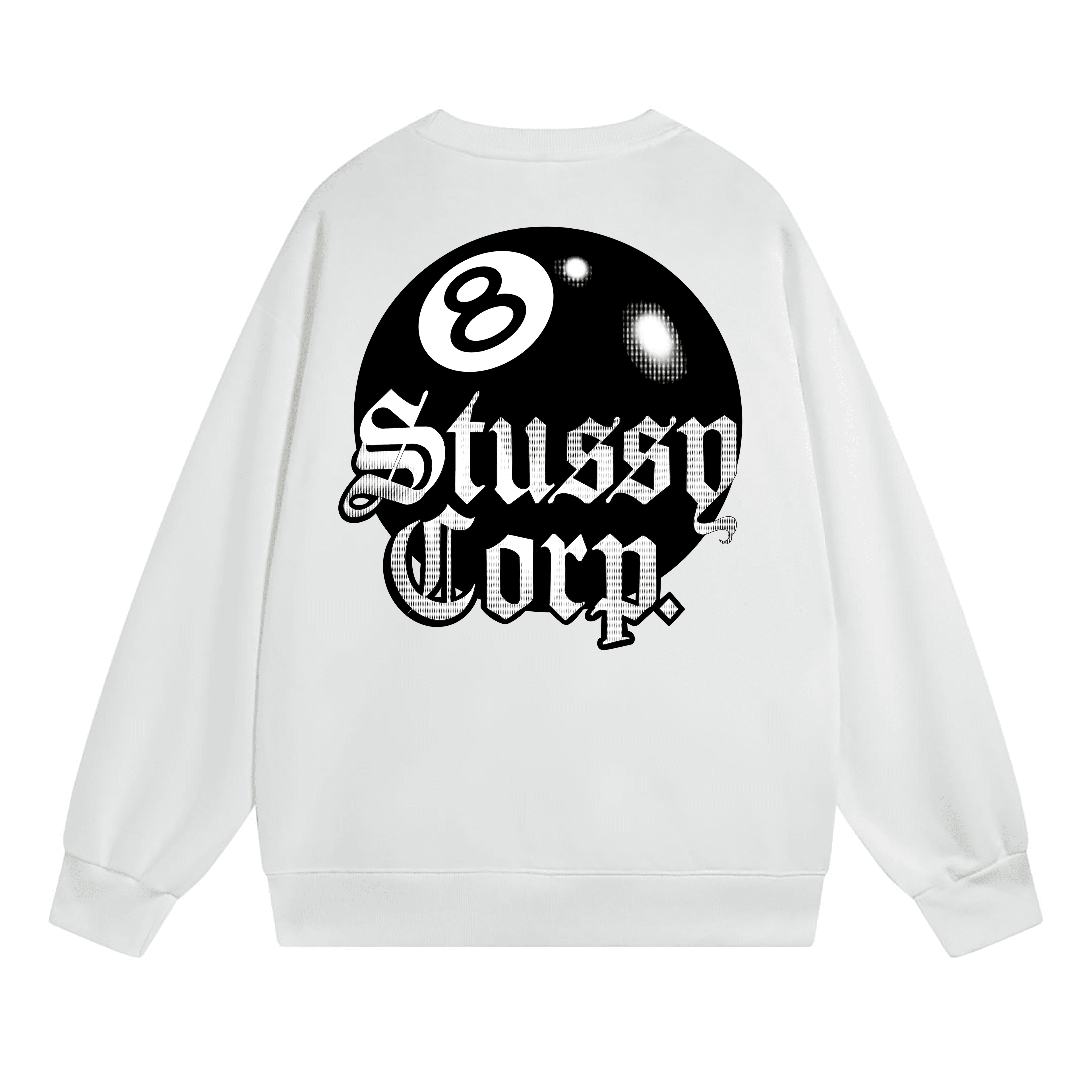 Fear of God Essentials Crewneck Sweatshirt 8 Ball Graphic — S38