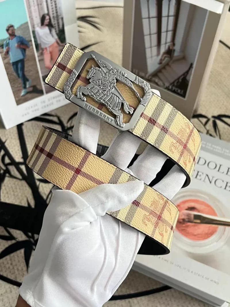 Burberry Check Belt Vintage Check — TB杏花-10