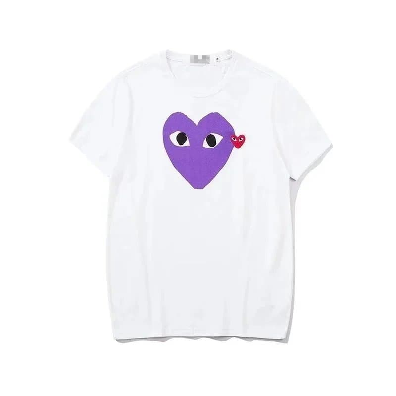 Comme des Garçons Heart Logo Tee Red Heart — BB010184016
