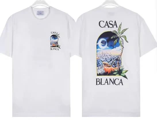 Ringer T-Shirt Celine Paris Logo — 828 white