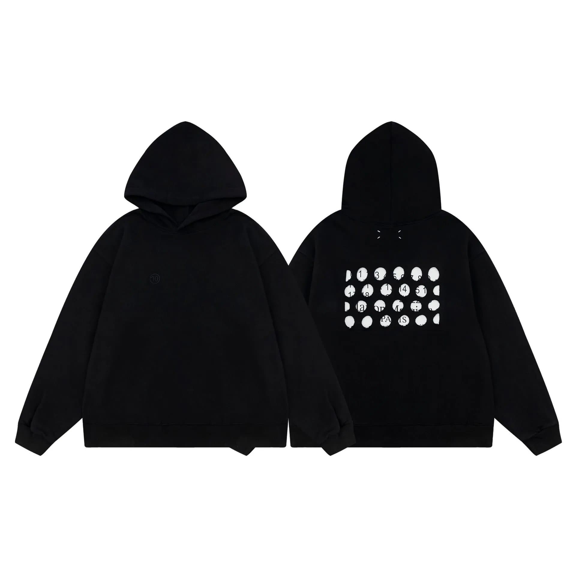 Comme des Garçons Hoodie Numbered Hood — HS06黑色