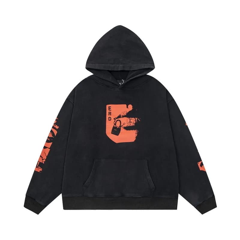 Fear of God Essentials Hooded Sweatshirt ERD Lock Graphic