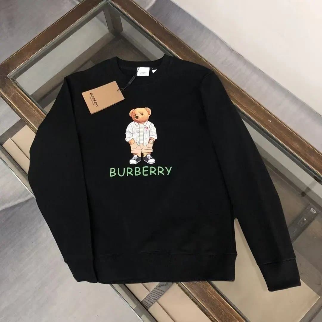 Burberry Cotton Sweatshirt Monogram Logo — 33