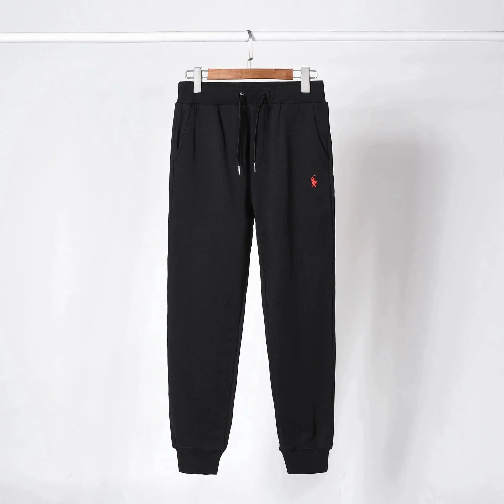 Polo Ralph Lauren Classic Fit Jogger Black — 裤子小马黑色红