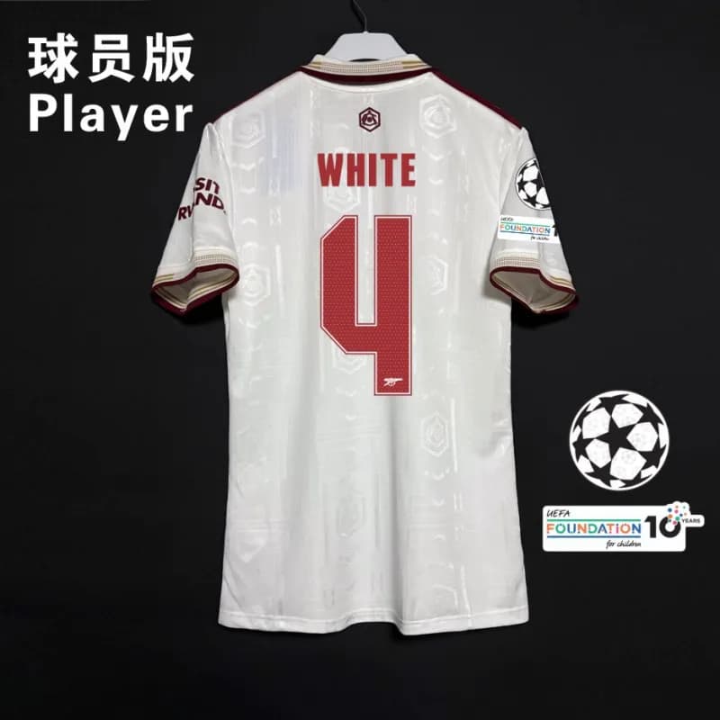 Home Jersey Ødegaard #8 — 欧冠4号(带臂章)