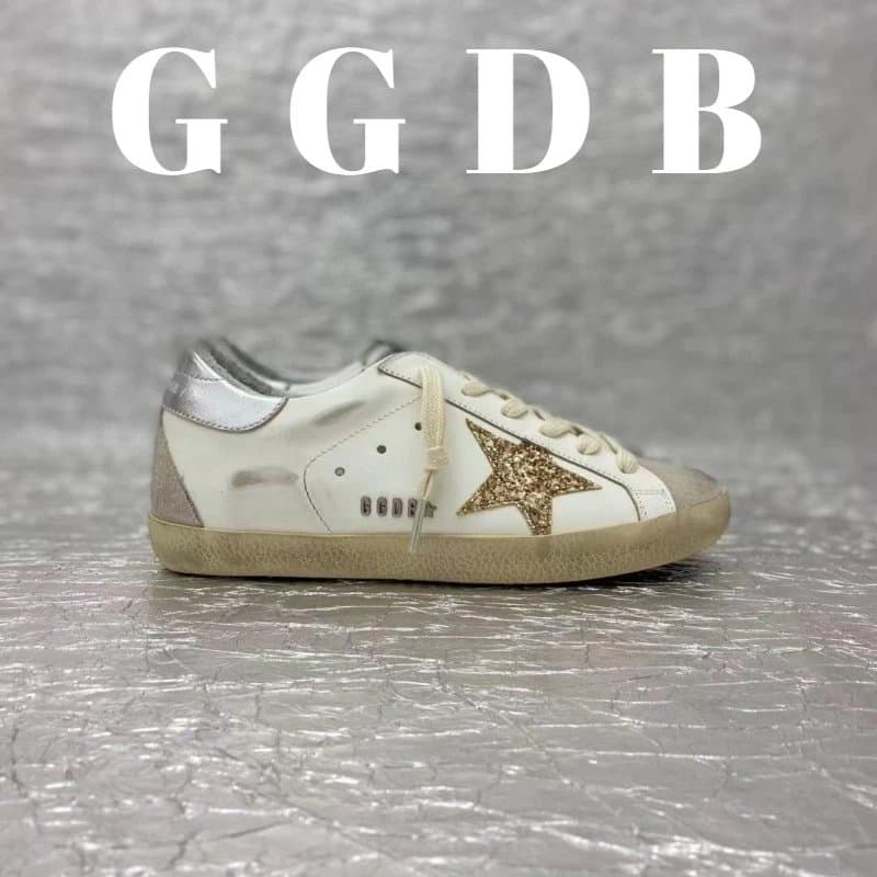 Golden Goose Super-Star Distressed Silver — #20