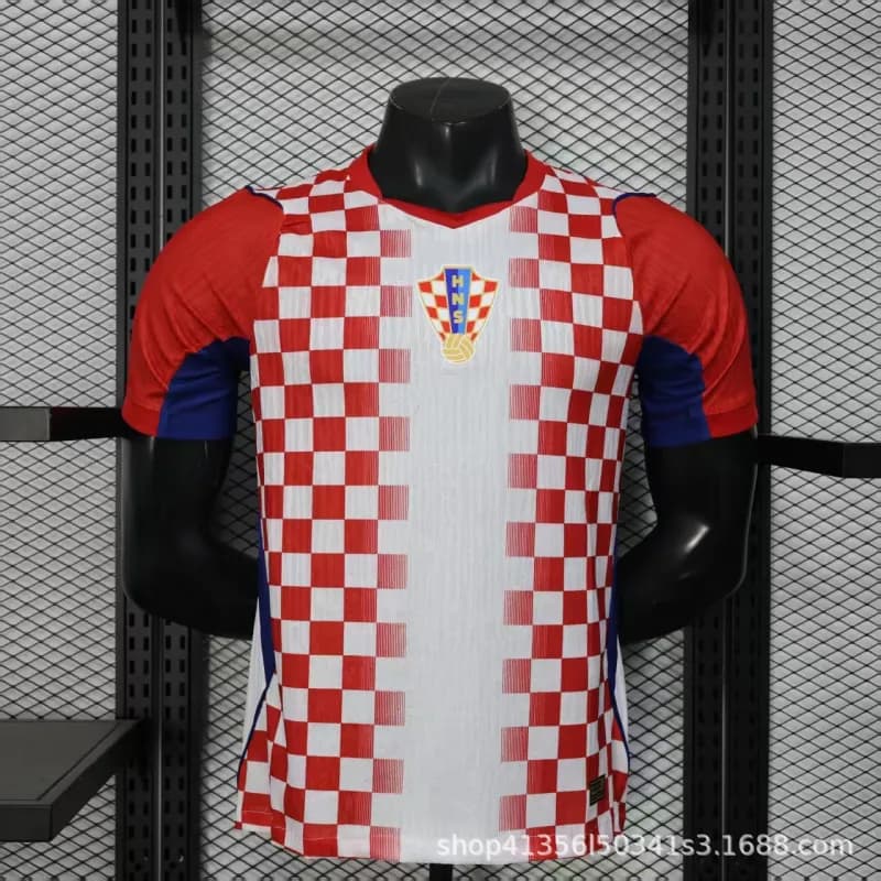 Adidas Spain National Team Jersey Yamal #19 — 26世界杯-克罗地亚主场(无印号)