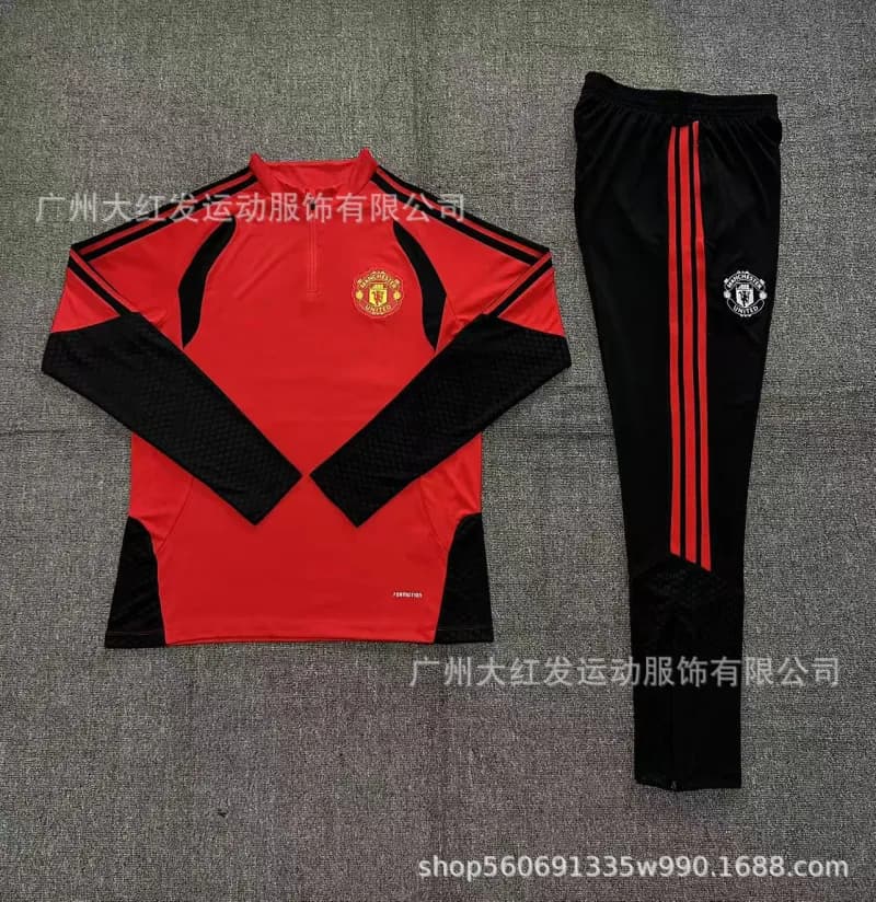 Nike Training Set Spotify x FC Barcelona — 2627曼联红色半拉