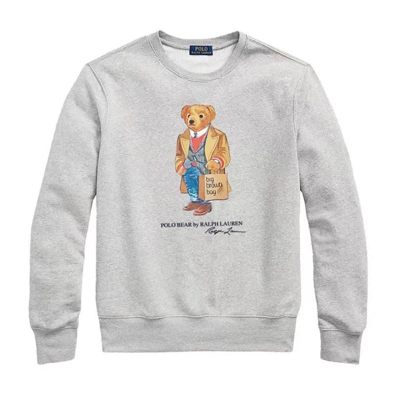 Polo Ralph Lauren Polo Bear Sweatshirt Baseball Graphic — Y2·灰色