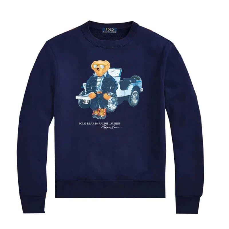 Polo Ralph Lauren Polo Bear Sweatshirt Dodgers Baseball — Y30·宝蓝色