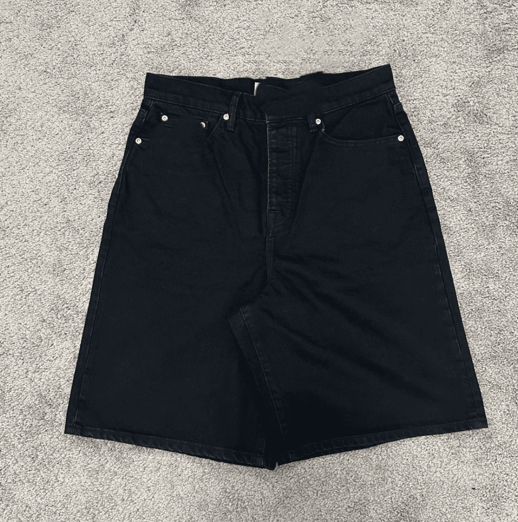 Levi's 501 Shorts Washed Denim — ALL Black