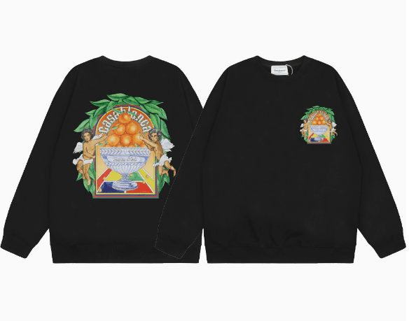 Cigarette Roll Sweatshirt Chrome Hearts Logo Print — 31