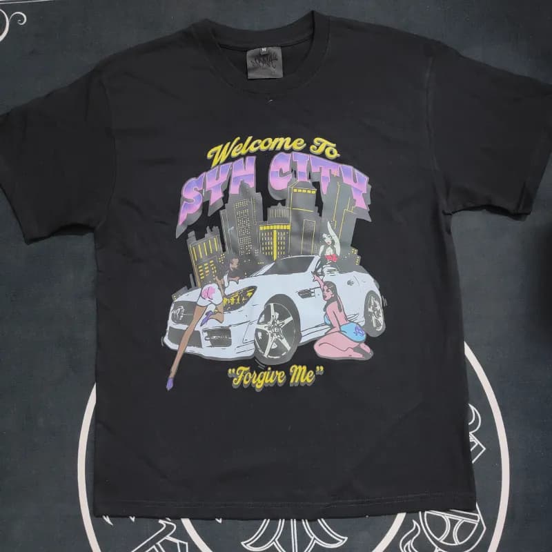 Graphic Tee Sp5der Logo Print — 款式6