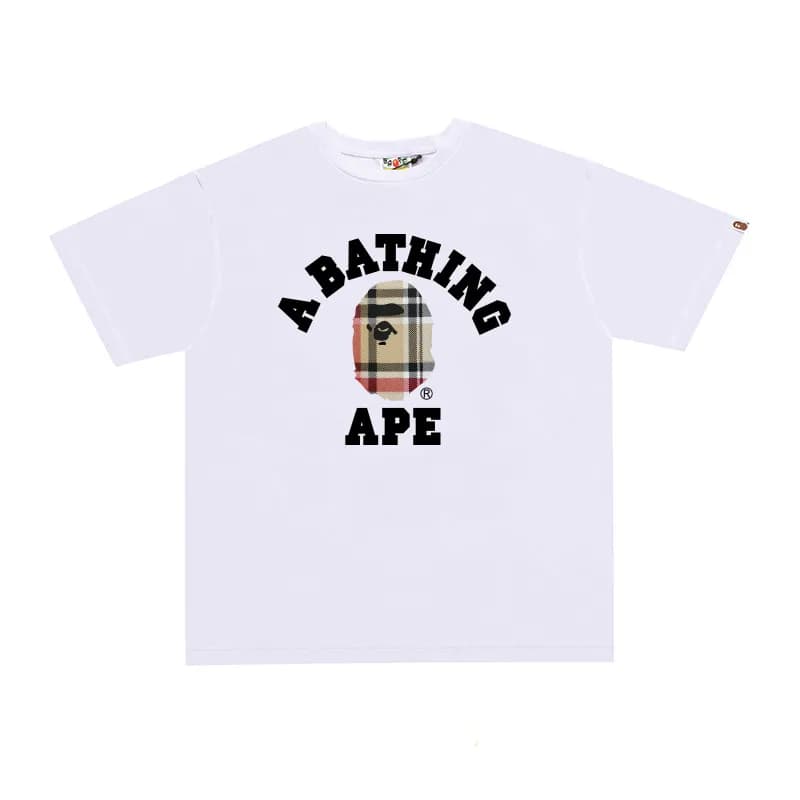 BAPE Graphic Tee Camouflage Ape Head — D002白色