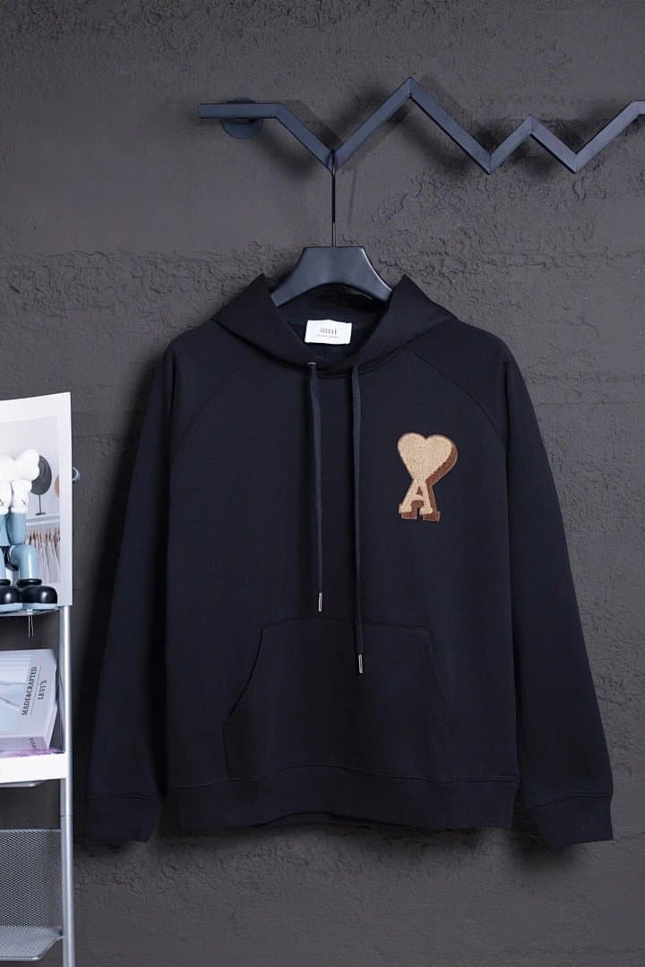AMI Paris Knit Sweater Heart Logo — 93