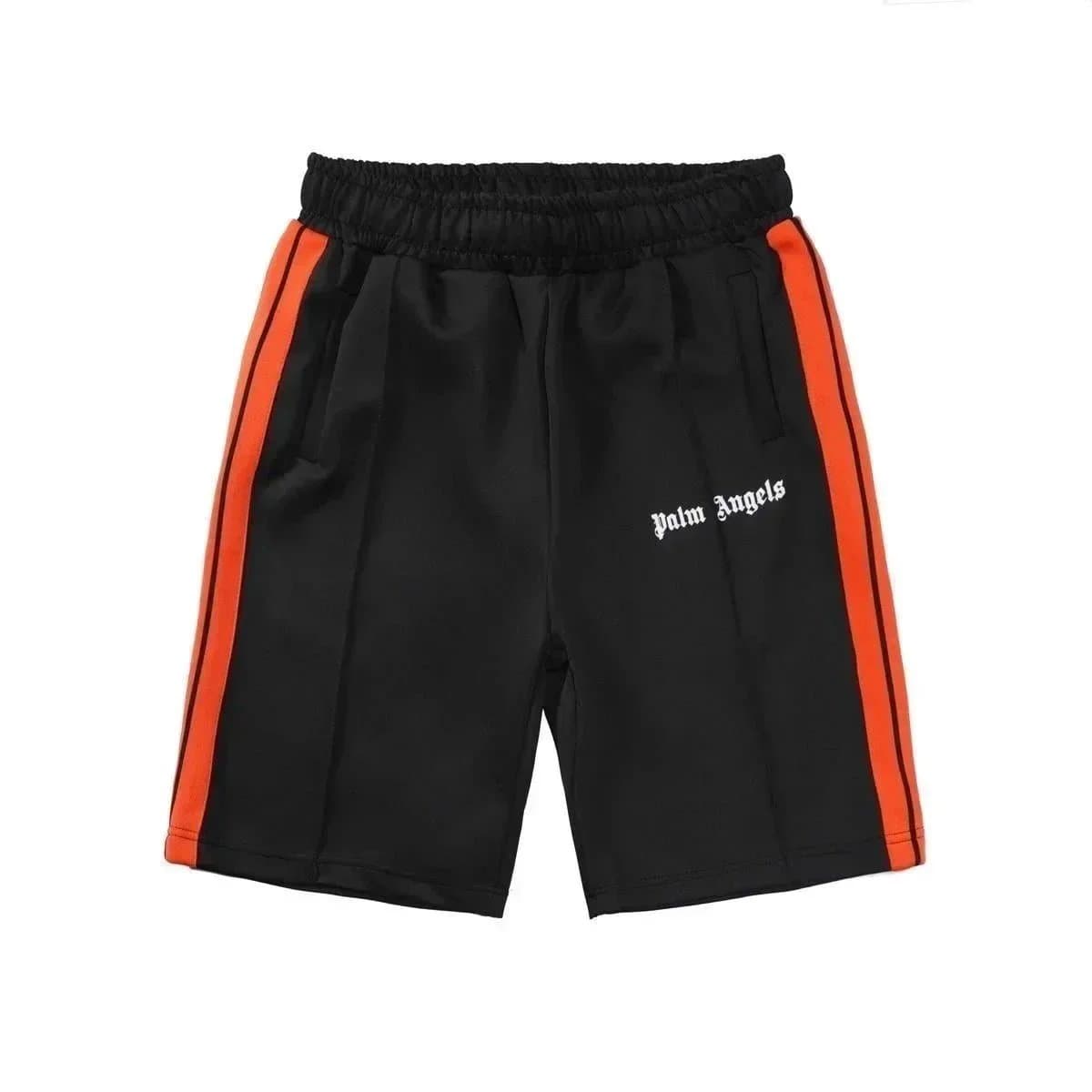 Palm Angels Logo Shorts Gothic Print — 16*High version