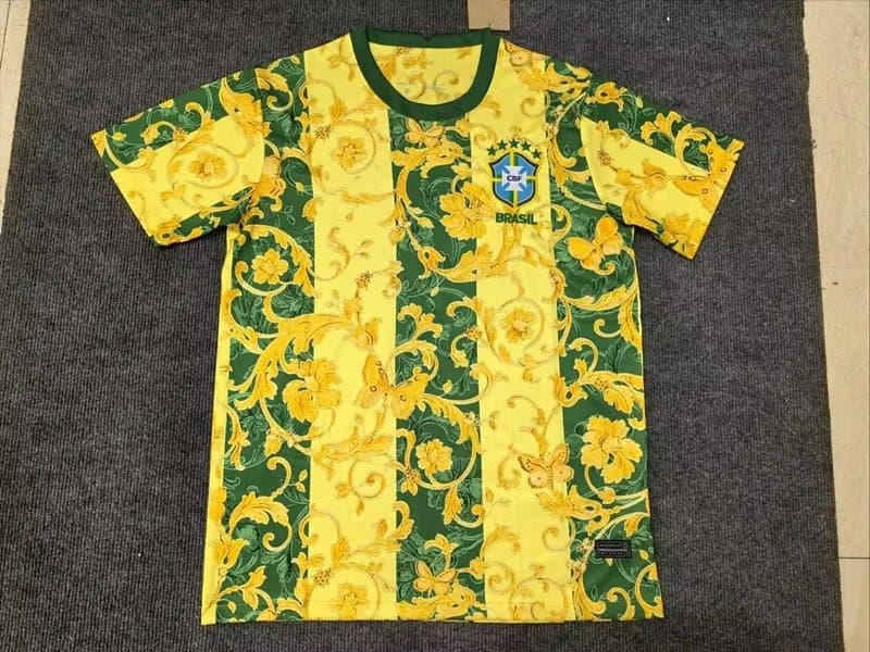 Nike Brazil National Team Jersey Home/Away/Third — 2425巴西黄绿色特别版