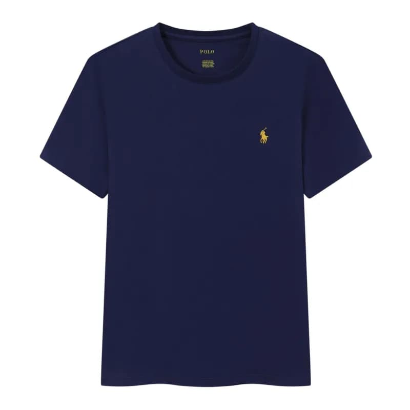 Polo Ralph Lauren Polo Tee Classic Fit — 圆领宝蓝-黄标