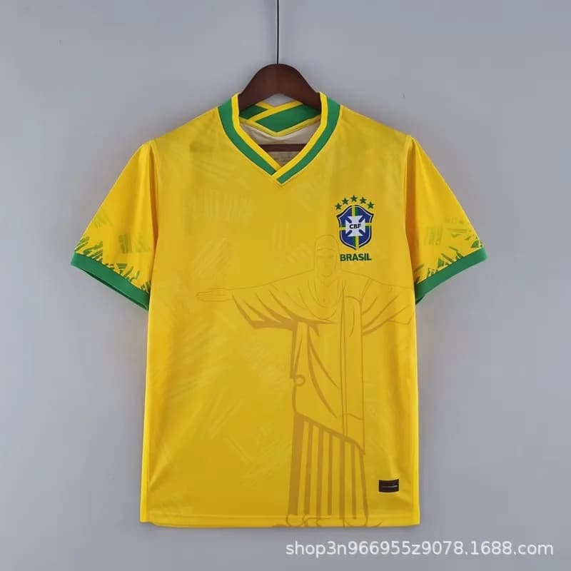 Nike Brazil Home Jersey 2022 World Cup — 2223 brazilian yellow goddess edition