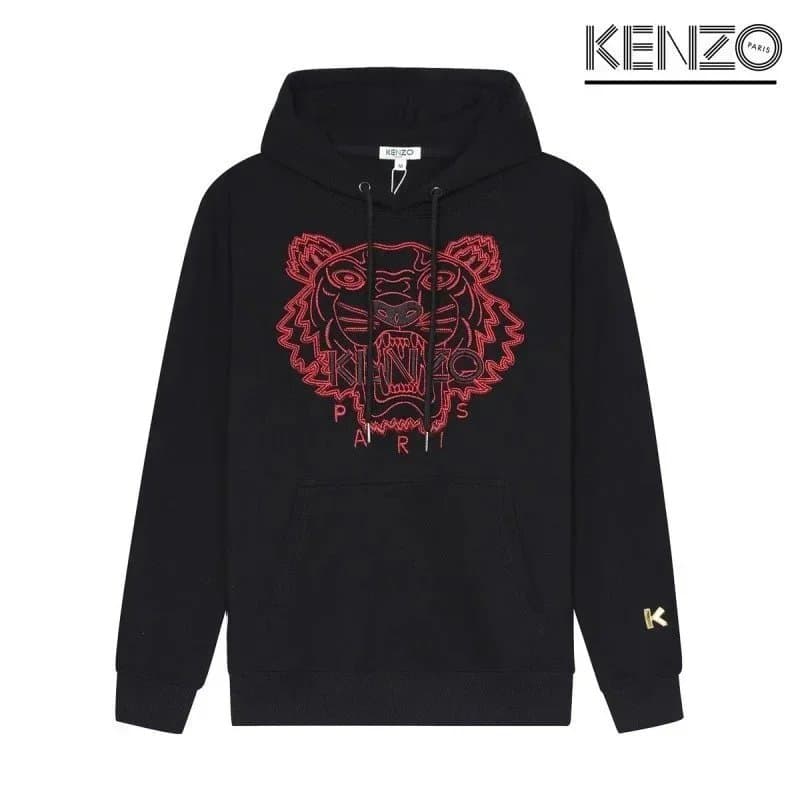 Kenzo Tiger Hoodie Embroidered Tiger — ALBB-005