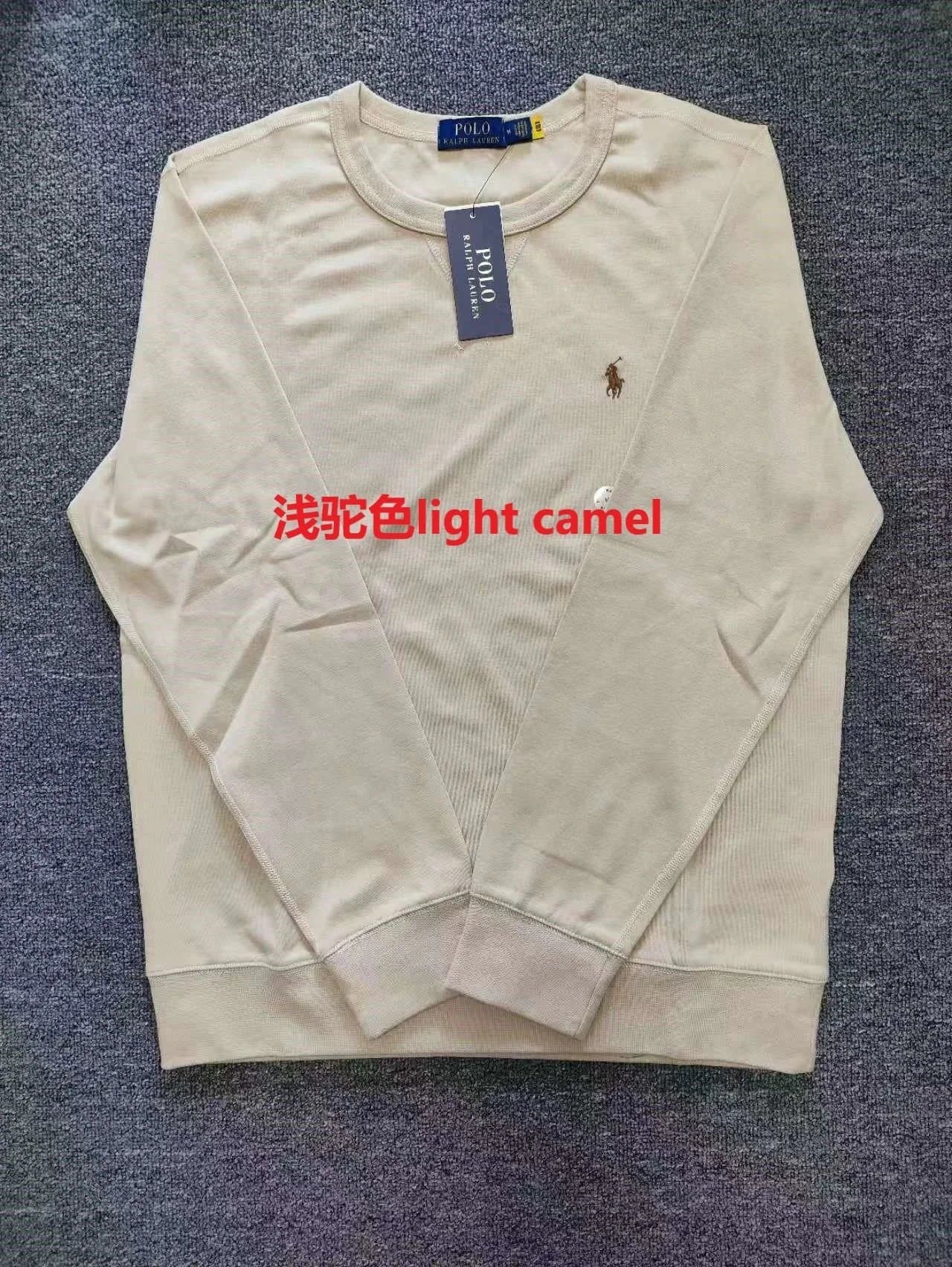 Polo Ralph Lauren Crewneck Sweatshirt Black — 浅驼色light camel