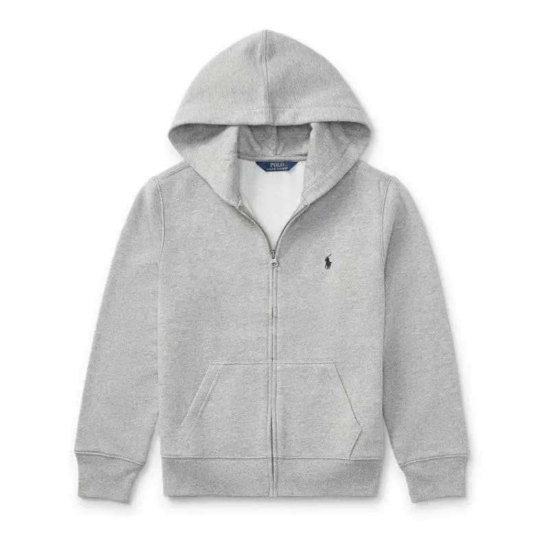 Polo Ralph Lauren Full-Zip Hoodie Classic Fit — 浅灰色