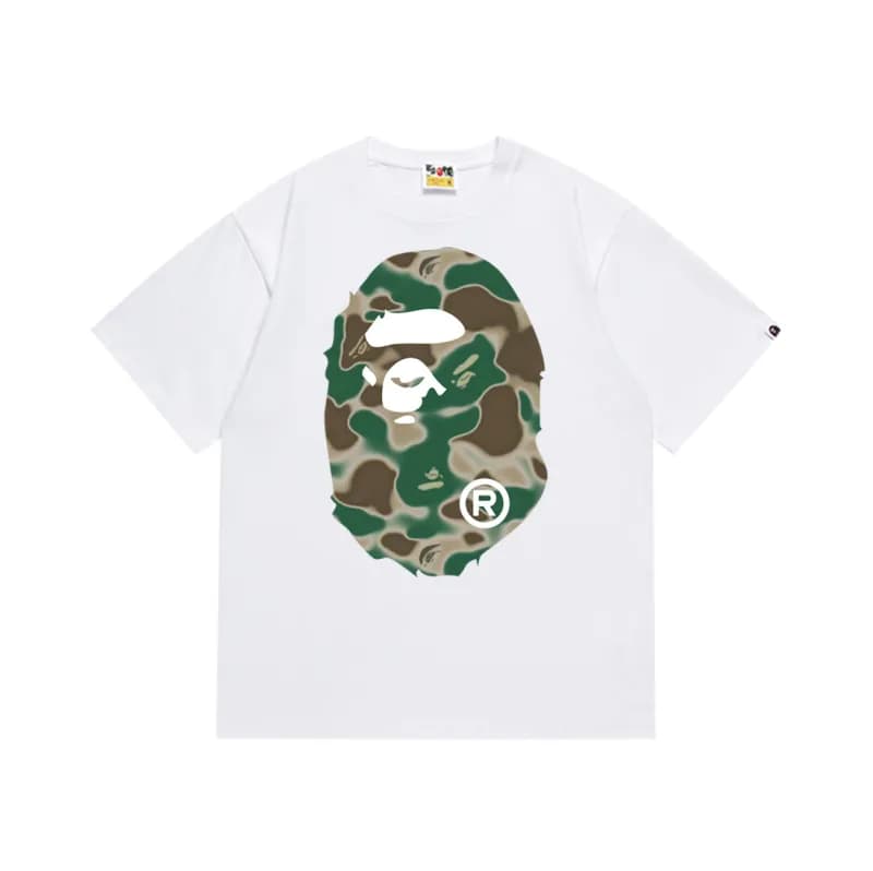 BAPE Graphic Tee A Bathing Ape Logo — 174 white