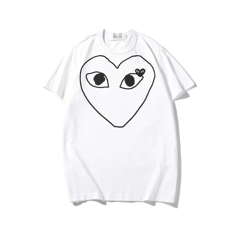 Comme des Garçons T-Shirt Double Heart — 28