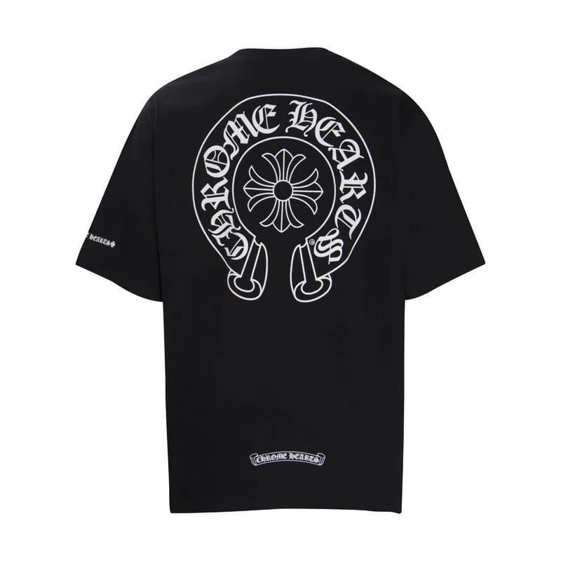 Chrome Hearts Graphic Tee Cross Logo — 6013黑