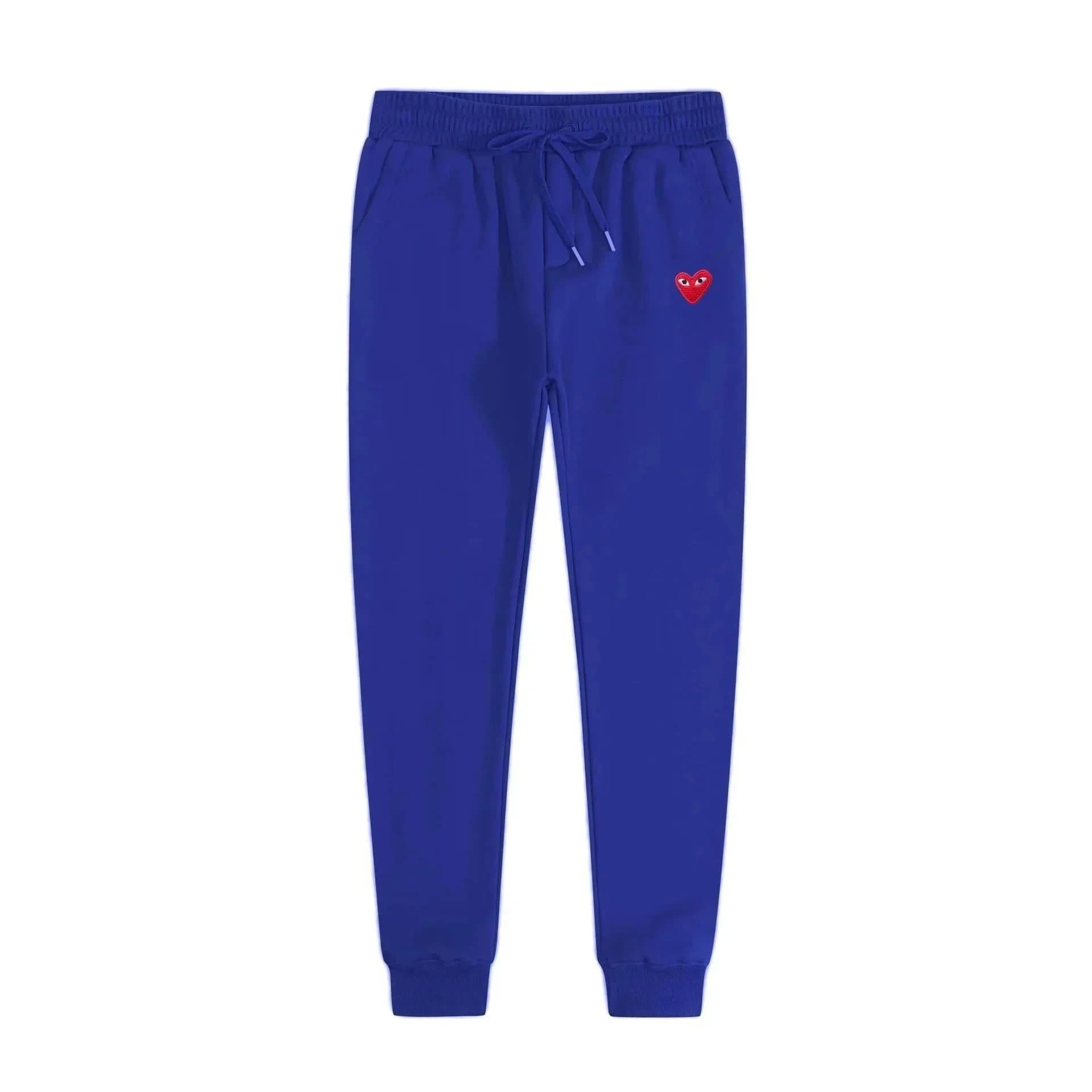 Comme des Garçons Jogger Pants Heart Logo — BB-033