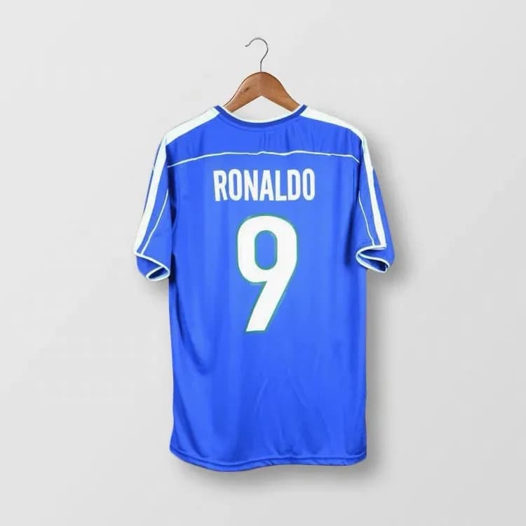 Nike Brazil National Team Jersey 2022 World Cup Home — 1998巴西客场9号